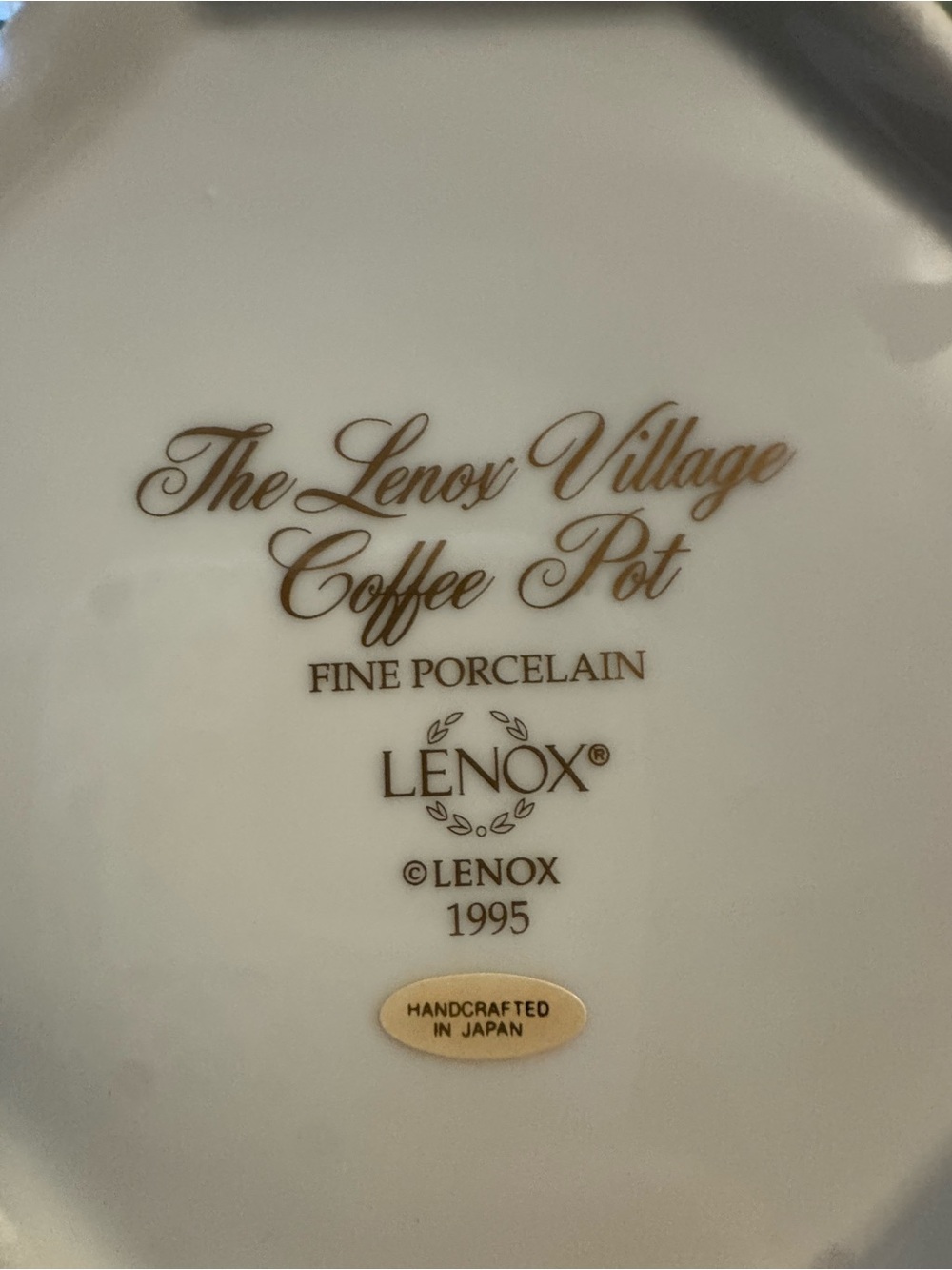 Lenox Spice Village Coffee Pot - Picture 7 of 10